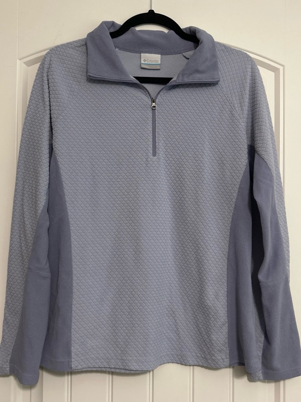 Columbia Women’s Light Lavender Half-Zip Fleece Pullover